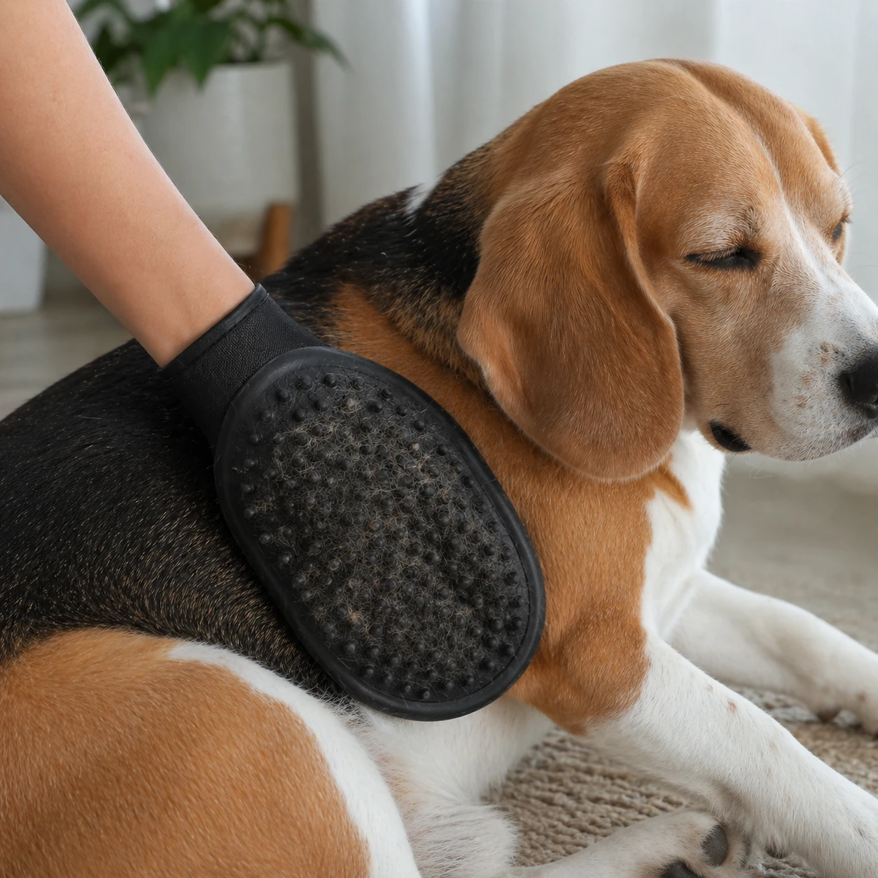 7 grooming mit sleepy dog