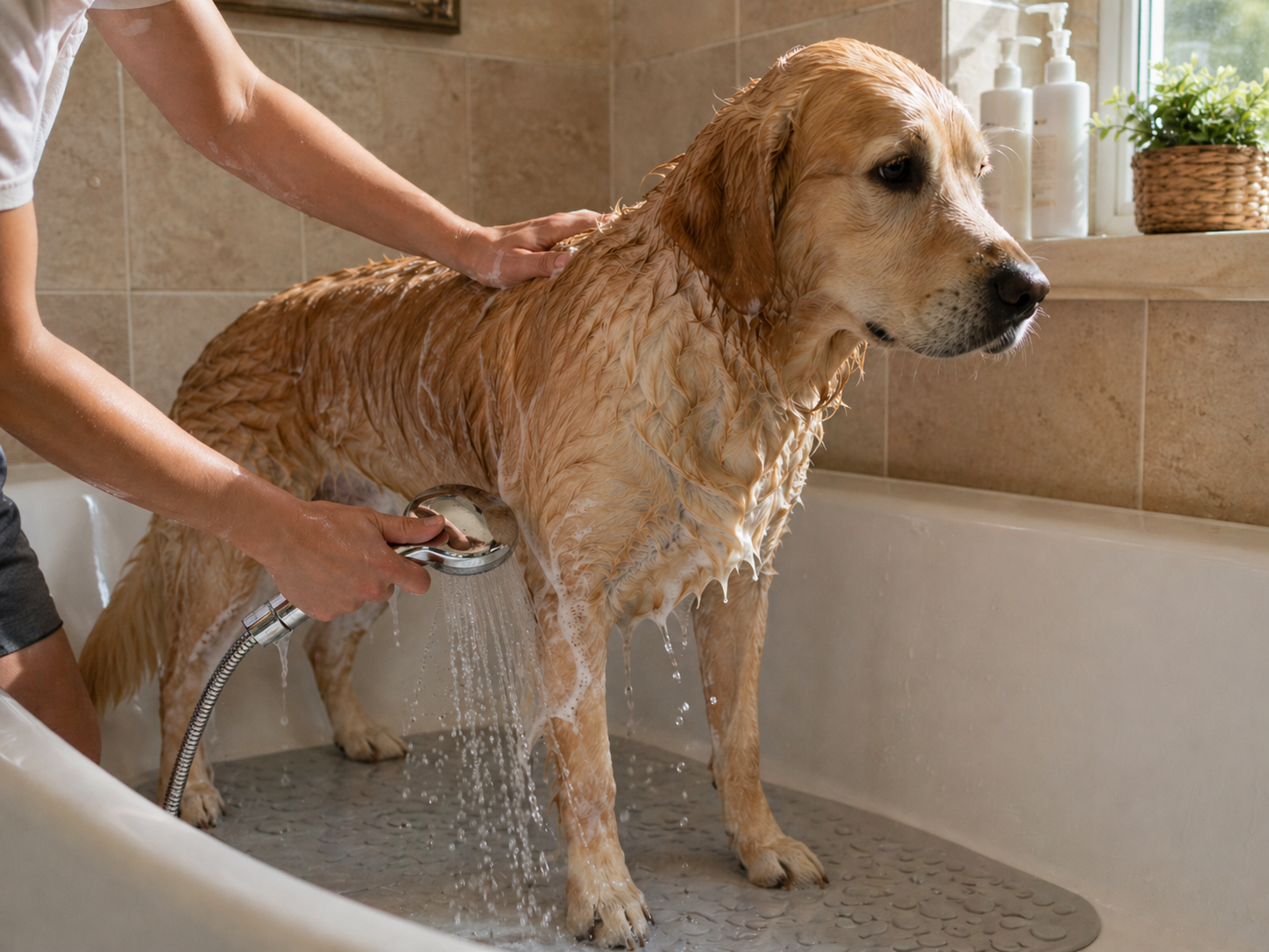 rinse dog non slip mat